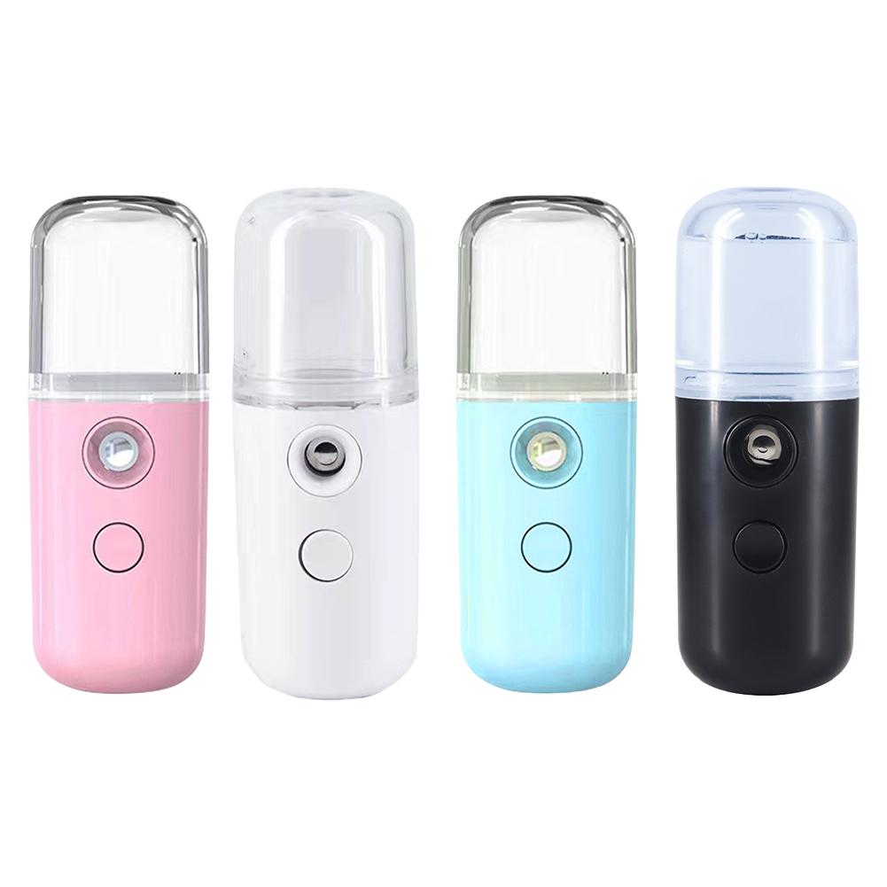 Face Steamer - เครื่องพ่นไอน้ำนาโนขนาดเล็กสำหรับใบหน้า เครื่องเพิ่มความชุ่มชื้นสำหรับผิวหน้า อุปกรณ์ความงามแบบพกพา เครื่องดูแลผิวหน้าเพื่อเพิ่มความชุ่มชื้น