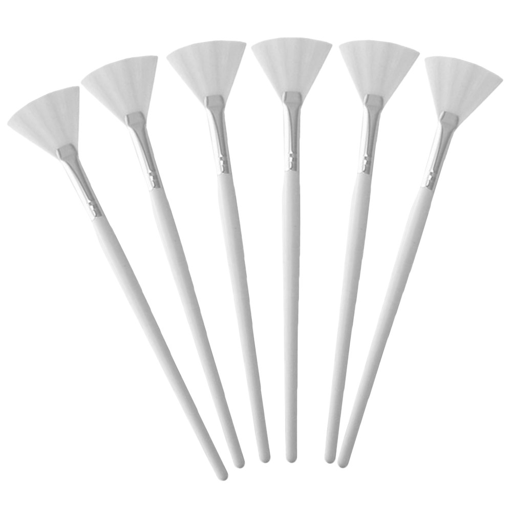 Body Brush - ชุดแปรงมาสก์หน้า 6 ชิ้น ดีไซน์ตามหลักสรีรศาสตร์ ขนแปรงนุ่มและยืดหยุ่น สำหรับทำมาสก์หน้า