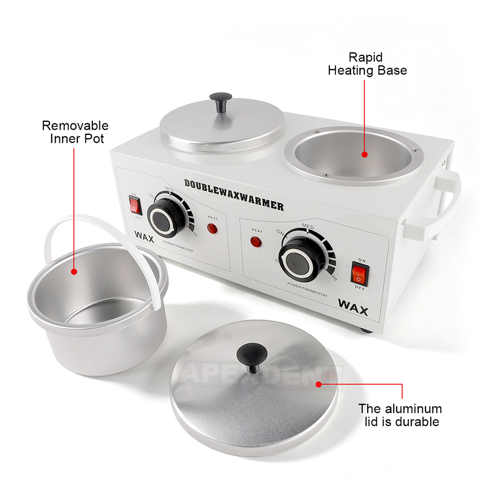 เครื่องหลอมแว็กซ์แบบสองหม้อขนา - Wax Warmer บทวิจารณ์และราคา