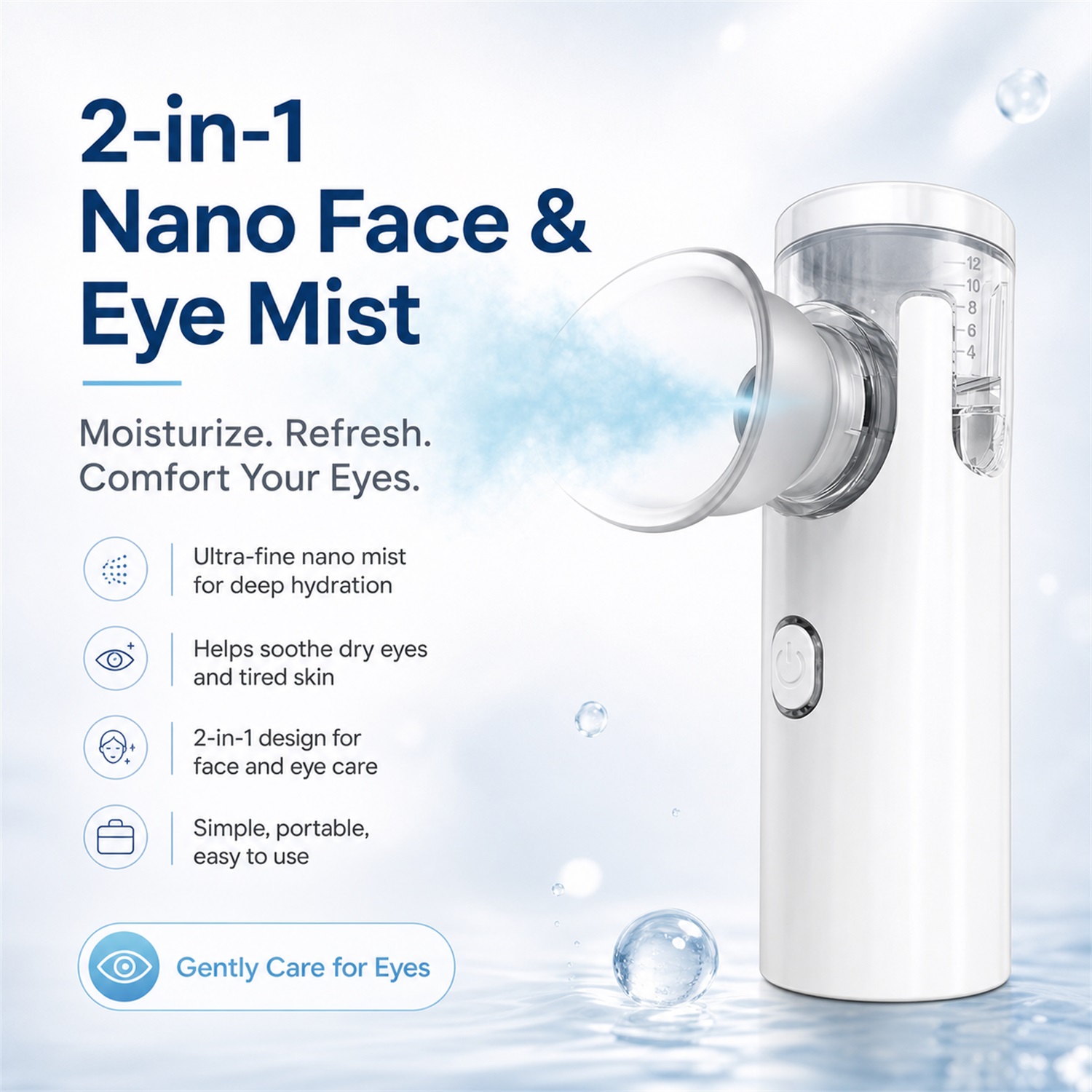 เครื่องนวดตาแบบสเปรย์นาโน เครื - Face Steamer บทวิจารณ์และราคา