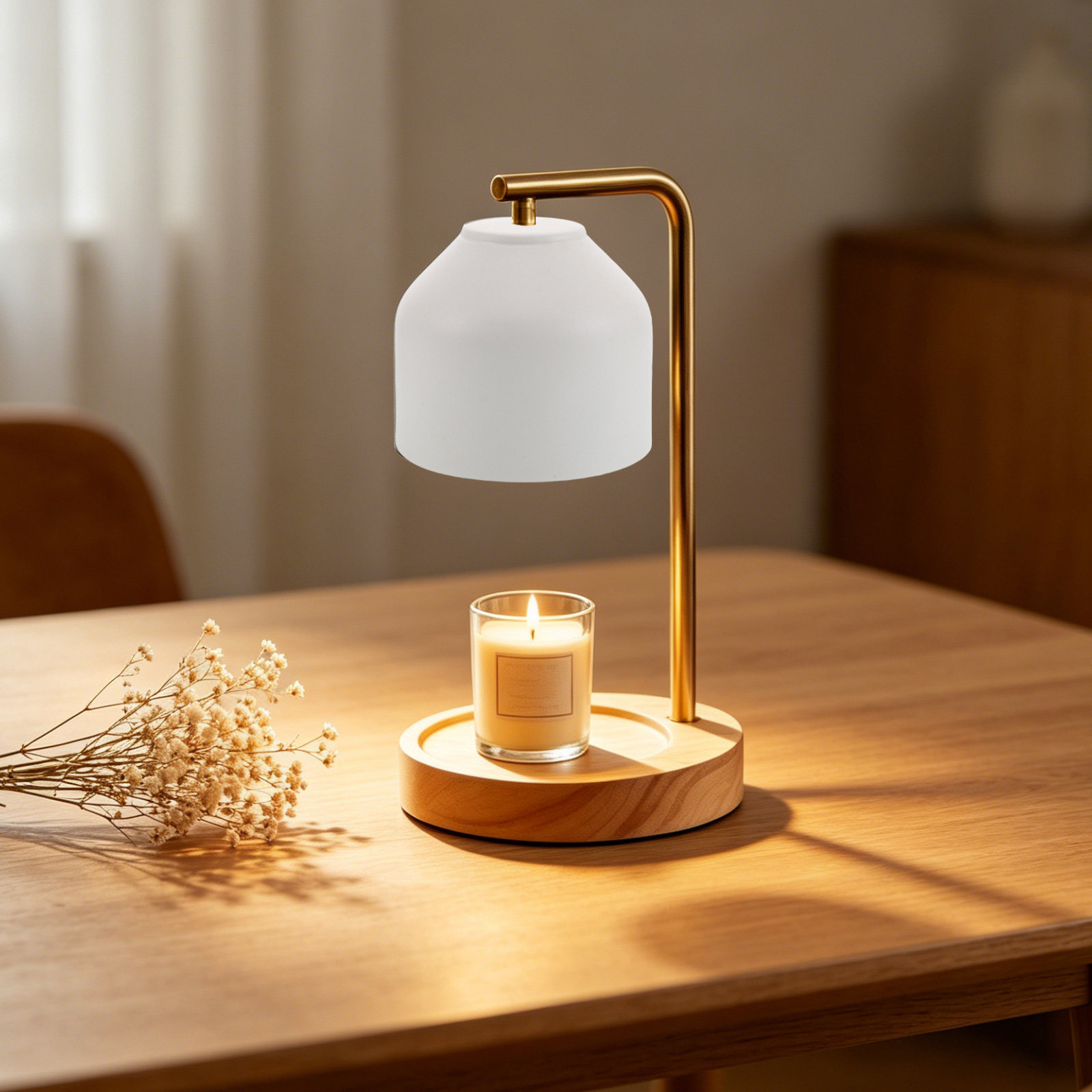 โป๊ะโคมไฟอุ่นเทียนหอมสไตล์เรโท - Wax Warmer บทวิจารณ์และราคา