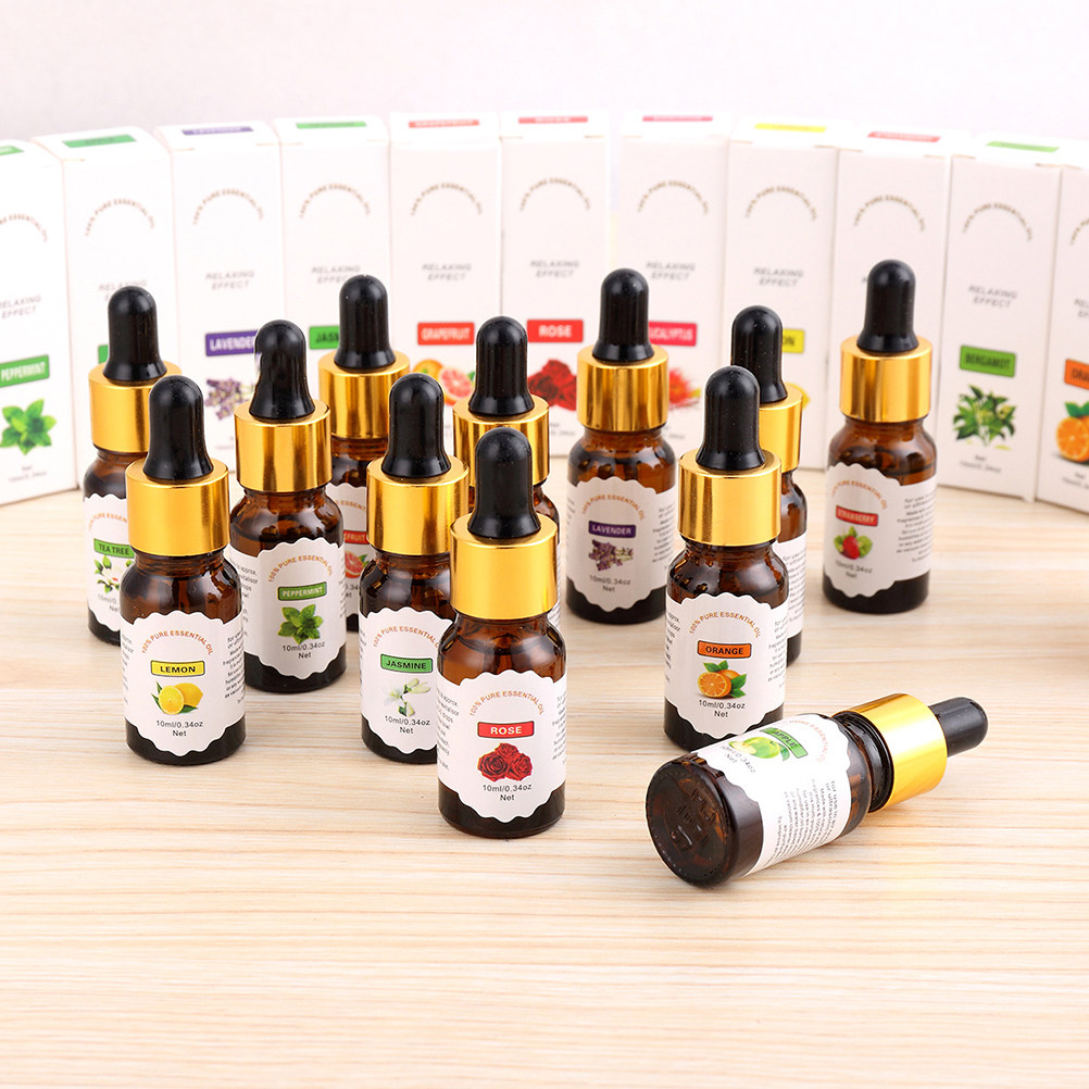 น้ำมันหอมระเหยบริสุทธิ์ 10 มล. - Aromatherapy Diffuser บทวิจารณ์และราคา