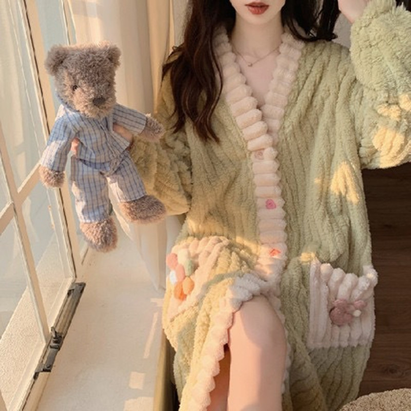 ชุดคลุมอาบน้ำผู้หญิงแบบหนาบุใย - Bathrobe บทวิจารณ์และราคา